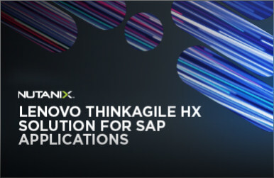 Lenovo Thinkagile HX Solution For SAP